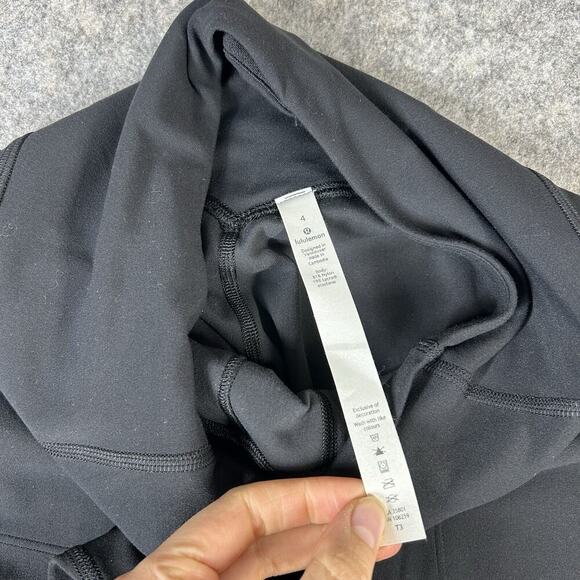 Lululemon Pants Align Wide Leg Crop 23” Womens 4 Black Yoga Athleisure - Picture 7 of 11